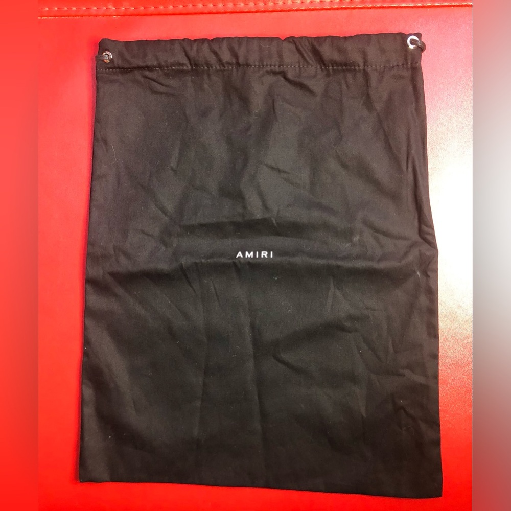 AMIRI Drawstring Dustbag Dust bag Black